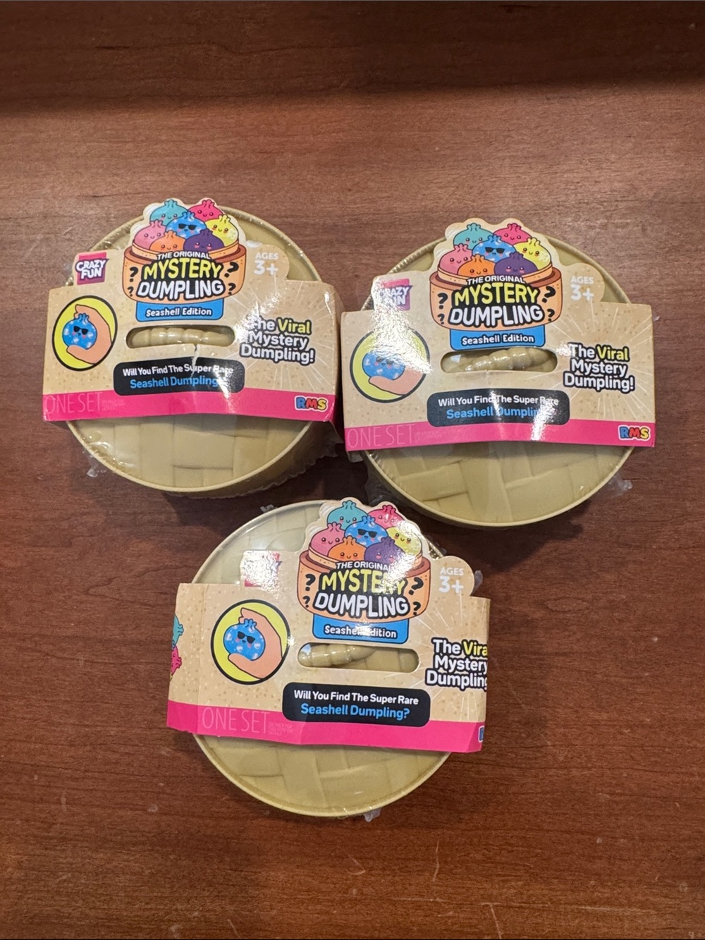 RMS Mystery Dumpling Seashell Edition Blind Pack - set of 3